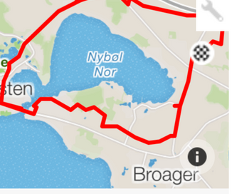 Nybøl Nor ruten, Gråsten by, Gråsten slot. 23 km, 154 højdemeter